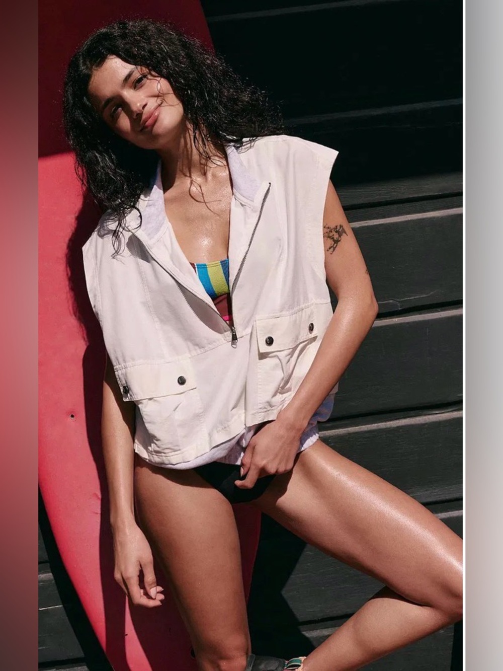 Free people present moment vest